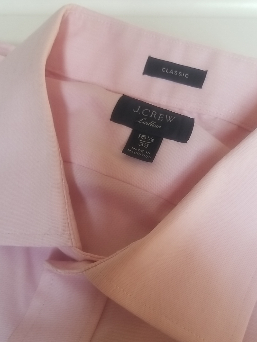 J. Crew Light Pink Classic Men’s Dress Shirt